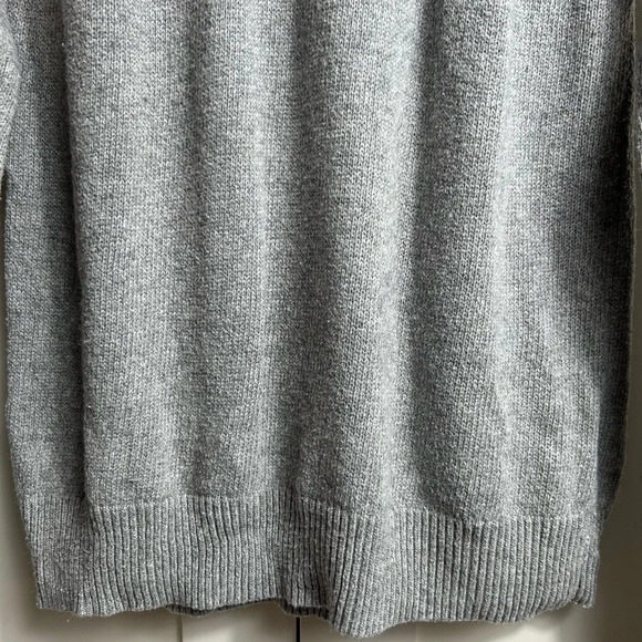 Sunice wool-cotton fair isle sweater, M, crewneck, gray, Ski Lodge Cottagecore - Picture 6 of 8